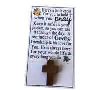 Crosses In My Pocket Prayer Card, Pocket Crosses, Handheld Prayer Crosses, Small Christian Faith Reminder Card, Bible Verse Cards, Scripture Encouragement Inspirational Prayer Cards
