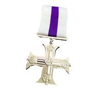 Crosses Medals Badge with Ribbon Brooch Pin Emblems Reflecting Spirituality and Styles for Men and Women Uniform Costume Faith Crosses Medals with Ribbon
