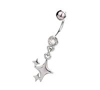 Crosses Star Studs Earring of Sturdy Alloy Materials Crystals Student Earrings