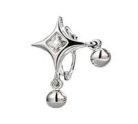 Crosses Star Studs Earring of Sturdy Alloy Materials Party Ear Accessories