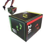 Crossfitss Box Jump, Non-Slip Exercise Training platfor m, Training Box, Compact Lightweight, Non Slip Sur Face, 40x50x60cm For Beginner Youth Deadlift Squat Skipping Speed Garage