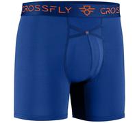 Crossfly Men's Ikon 6" Boxers {CF-IKON6} - Italia Blue/Orange - 29/31"
