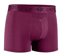 Crossfly Men's Underwear IKON 3" Trunk Boxer Briefs, 24 Hour Comfort and Innovative Access, No Chafe, Breathable and Soft Black…