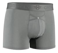 Crossfly Men's Underwear IKON 3" Trunks 24 Hour Comfort & Innovative Clever Access. Breathable & Soft. Navy/Charcoal/Black, S, M, L, XL