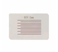 Crossgrid 100 grid test board scratch tester for detailed coating adhesion assessment, robust stainless steel build for long lasting use in electrical testing (2mm)