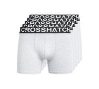 Crosshatch Astral Boxers Mens (5 Pack) - Grey - Size Small