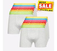 Crosshatch Men's Astral Bright Boxers 12pk in Grey | Size: Small Crosshatch Grey S