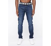 Crosshatch Mens Barbeck Slim Fit Jeans Dark Wash 36/32