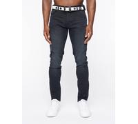 Crosshatch Barbeck Slim Fit Jeans Men's Size: Colour : Blue Black W34 L30 In Blue Black