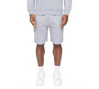 Crosshatch Bardon Cargo Men's Shorts Colour : Steel Blue