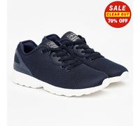 Crosshatch Bekele MVE Mens Mesh Everyday Trainers Smart Casual Sneakers Navy