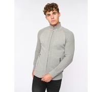Crosshatch Birchin Zip Thru Knit Grey - XL