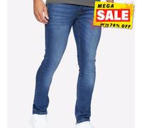Crosshatch Buraca Slim Fit Denim Jeans Stone Wash - W30 L30