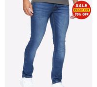 Crosshatch Buraca Slim Fit Denim Jeans Stone Wash - W30 L30