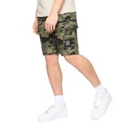 Crosshatch Camtort Men's Camo Shorts Colour : Green / Olive Camo