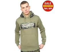 Crosshatch Camtort Men's Hoodie - Adult - Olive Green | Hoodies | Olive Green | UK Size Small