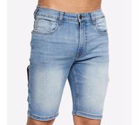Crosshatch Carpenter Shorts Men's Size: 3 Colour : Mid Wash