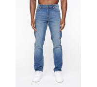 Crosshatch Men's Chas Straight Fit Jeans in Mid Blue | Size: 36R Crosshatch Mid Blue 36R