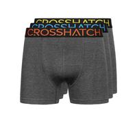Crosshatch Mens Chasma Three Pack Boxers Charcoal Marl XL