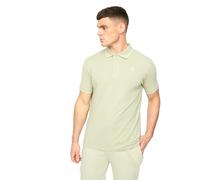Crosshatch Crufton Mens Polo Shirt Smart Casual Cotton Comfort Green