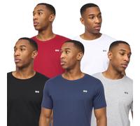 Crosshatch Dellmere Mens T-Shirt 5pk - Multicolour - Size Large