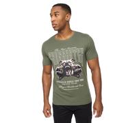 Crosshatch Dogz Men's T-Shirt | T-Shirt | Thyme | UK Size Small