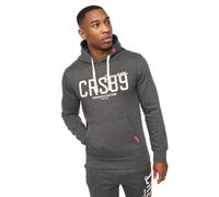 Crosshatch Ellsworth Mens Hoodie Casual Everyday Hooded Sweatshirt Charcoal Grey