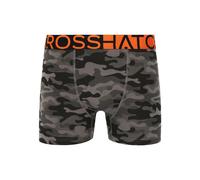 Crosshatch Mens Endocamo Five Pack Boxers Orange M