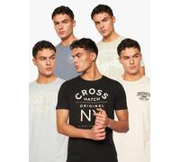 Crosshatch Feltrax T-Shirt 5pk Assorted - S