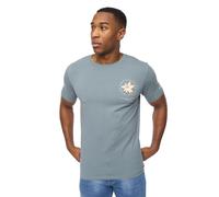 Crosshatch Flowered Men's T-Shirt Men's | T-Shirt | Blue | UK Size XL