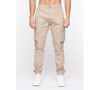 Crosshatch Frentons Men's Straight-Fit Stretch Canvas Cargo Pants in Stone | Size: 32L Crosshatch Stone 32L