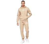 Crosshatch Full Fleece Tracksuit Sweatshirt Hooded Hoodie Warm Sweatpants Joggers Cord Plus Size Stone Print XL