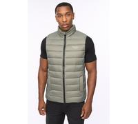 Crosshatch Gattering Men's Lightweight Quilted Puffer Gilet in Pale Green | Size: Large Crosshatch Pale Green L