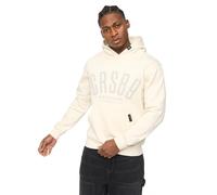 Crosshatch Hallfell Mens Hoodie - Off-White - Size 2XL