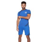 Crosshatch Hamlax T-Shirt/Shorts Set Men's | T-Shirt | Blue | UK Size Large