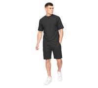 Crosshatch Hartlay Men's T-Shirt & Shorts Set | T-Shirt | Black | UK Size Medium