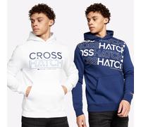 Crosshatch Men's Hensal Hoodie 2 Pack in Navy | Size: Small Crosshatch Navy S