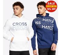 Hensal Hoodie 2pk Crosshatch Navy S