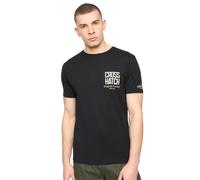 Crosshatch Hoogan Men's T-Shirt | T-Shirt | Black | UK Size Medium