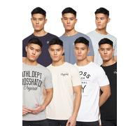 Crosshatch Jackmap 7Pk Assorted T-Shirts Men's | T-Shirt | Multi | UK Size Small