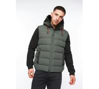 Crosshatch Kampleys Embossed Gilet Deep Olive - Deep Olive - S