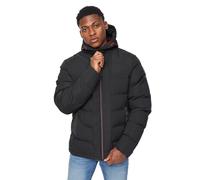 Crosshatch Mens Kampnew Embossed Placket Jacket Black XL