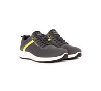 Crosshatch Kamran Men's Sleek Minimalist Trainers - Lightweight Everyday Comfort in Grey | Size: 8 Crosshatch Grey 8