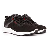 Crosshatch Kamran Mens Trainers - Black Rubber - Size UK 7