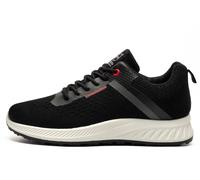 Crosshatch Kamran Men's Trainers Size: 9 Colour : Black / White / Red