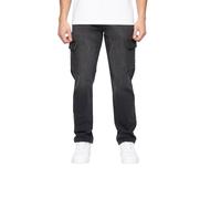 Crosshatch Kremtap Cargo Jeans Men's Size: 8 In Black