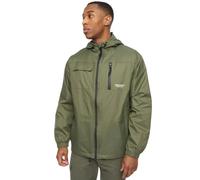 Crosshatch lightweight Jacket Shower Resistant Windbreaker Relaxed Fit Zip Pockets Stylish Outerwear by JEAN BASE Thyme L