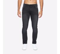 Crosshatch Mens Malcolm Slim Fit Jeans Black 30/32
