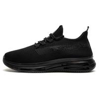 Crosshatch Matfen Ultimate Flyknit Men's | Slip On Shoes | Black / Black | UK Size 9