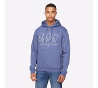 Crosshatch Maxima Contemporary Chic Fashion Designer Pullover Hoodie Mens Blue